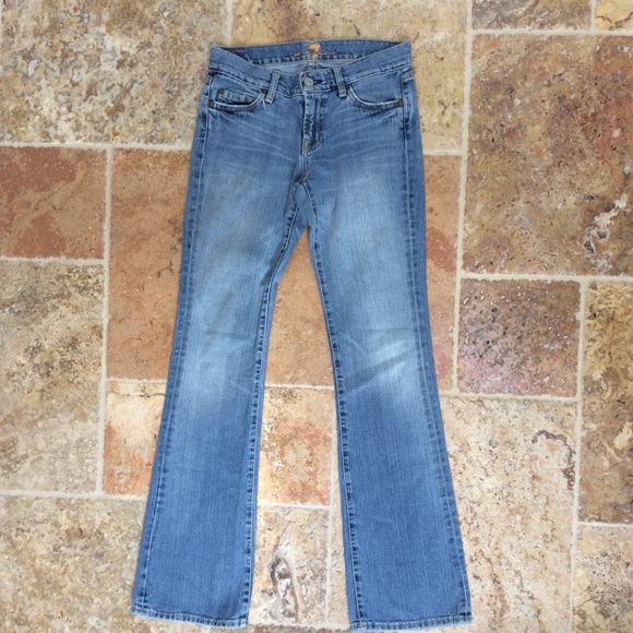 7 For All Mankind Bootcut Jeans - Size 25 - Picture 1 of 14